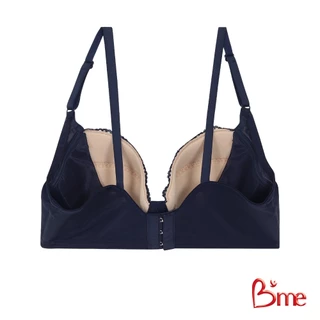 B'me เสื้อชั้นในมีโครง level 1 ฟองบาง รุ่น ME1C68 สีนู้ด สีกรม (ลูกไม้ลาย Butterfly) เข้าคู่กางเกงใน ME7A1K