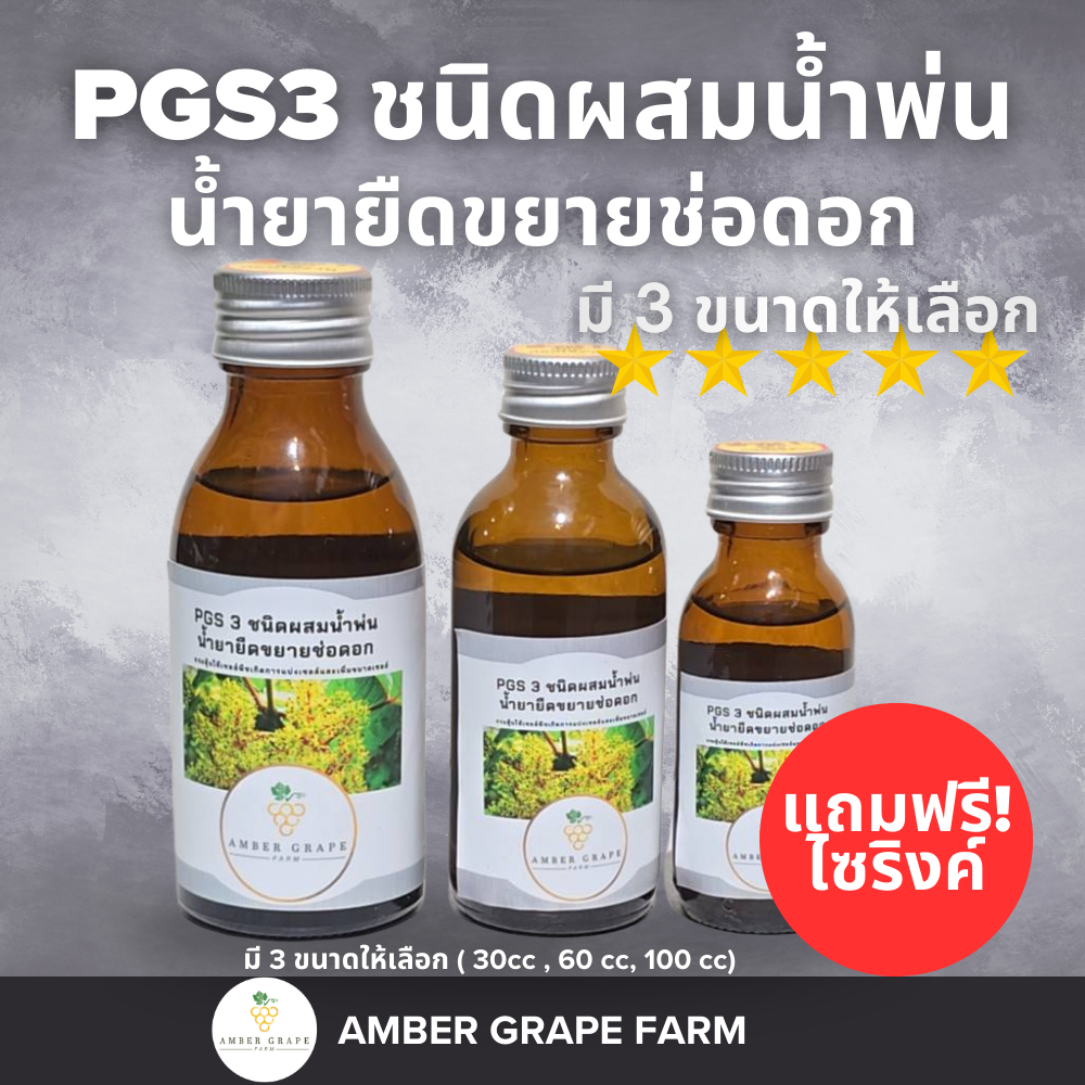 PGS 3 น้ำยายืดขยายช่อดอก - ชนิดผสมน้ำพ่น
