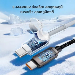 VINKO N1001/N1003 1M/2M สาย Type-C to C 240W/100W ชาร์จเร็ว E-Marker Chip ชาร์จเร็ว for iPhone 17/Samsung/Mac/laptop