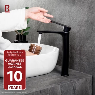 Rasland A121-MT-4114 A121-BK-7997 ก๊อกล้างหน้าน้ำเย็นคอสูง ตัวล็อกใต้ฐาน Easy Lock เกลียวทองเหลือง วัสดุสแตนเลส 304