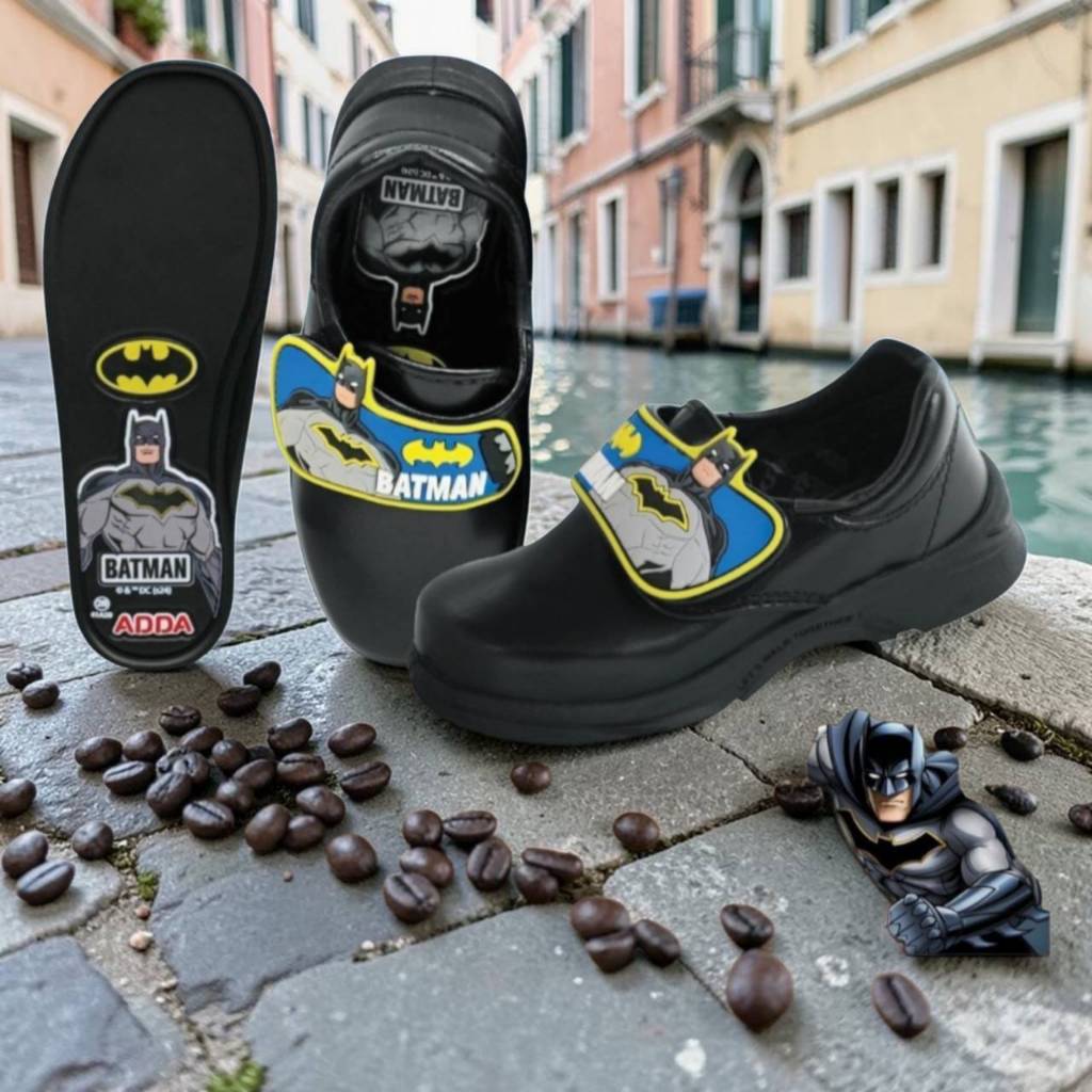 Adda 41a20 รองเท้านักเรียนอนุบาลหนักดำชาย ยี่ห้อ Adda รุ่น 41a20 ไซร์ 25-35 มีไฟ ส่งด่วน
