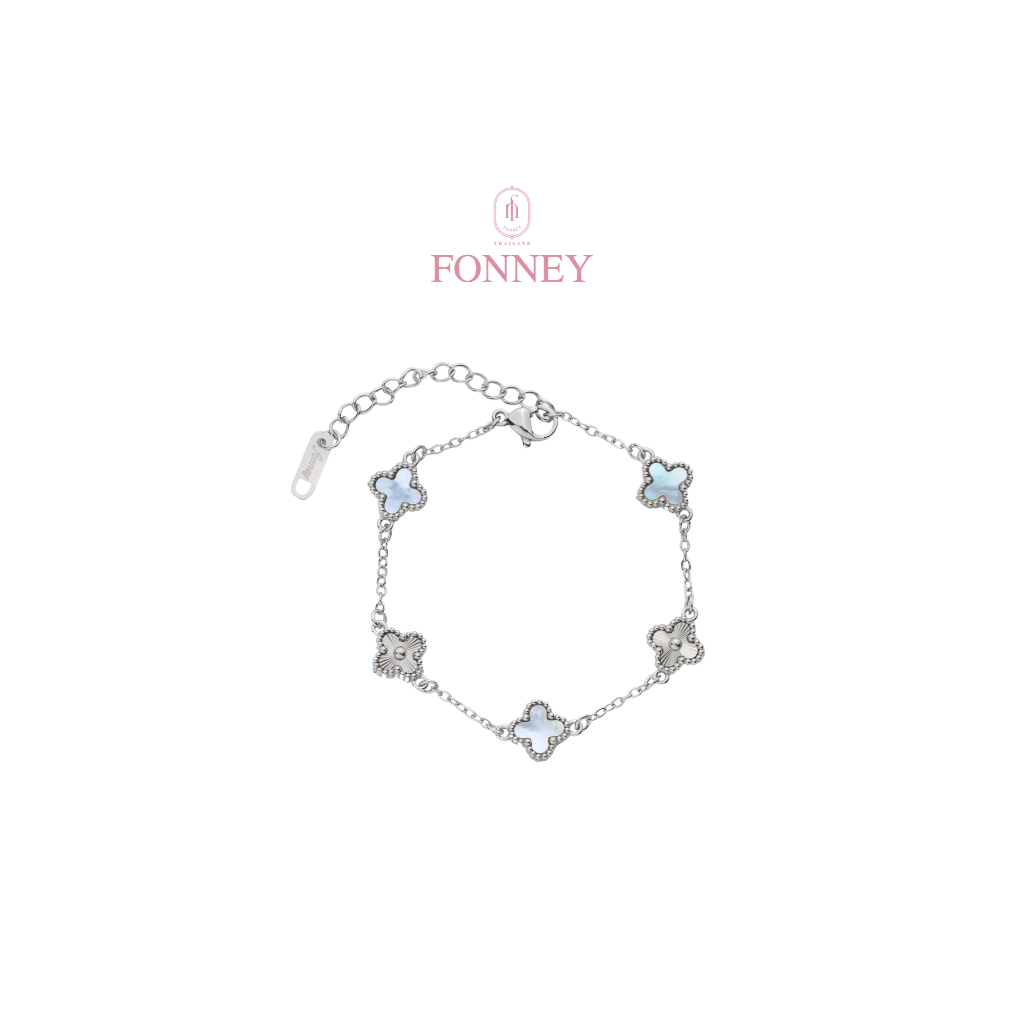 BR-02 Fonney สร้อยข้อมือ สแตนเลสแท้ไม่ลอกไม่ดำ