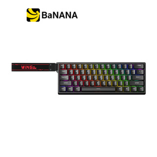 คีย์บอร์ดเกมมิ่ง AULA WIN60 (BLACK) GRAY MNT SWITCH by Banan…