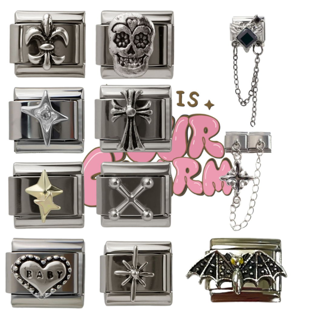 yourcharm italian charm bracelet อิตาเลี่ยนชาร์ม สร้อยข้อมือเลือกลายเองได้ ราคาต่อ 1 ชิ้น