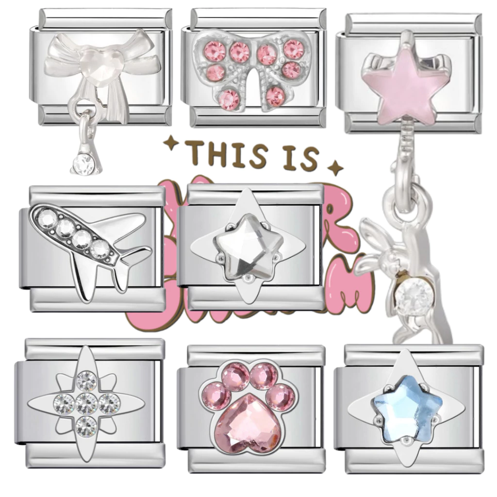 yourcharm italian charm bracelet อิตาเลี่ยนชาร์ม สร้อยข้อมือเลือกลายเองได้ ราคาต่อ 1 ชิ้น