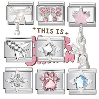 yourcharm italian charm bracelet อิตาเลี่ยนชาร์ม สร้อยข้อมือเลือกลายเองได้ ราคาต่อ 1 ชิ้น