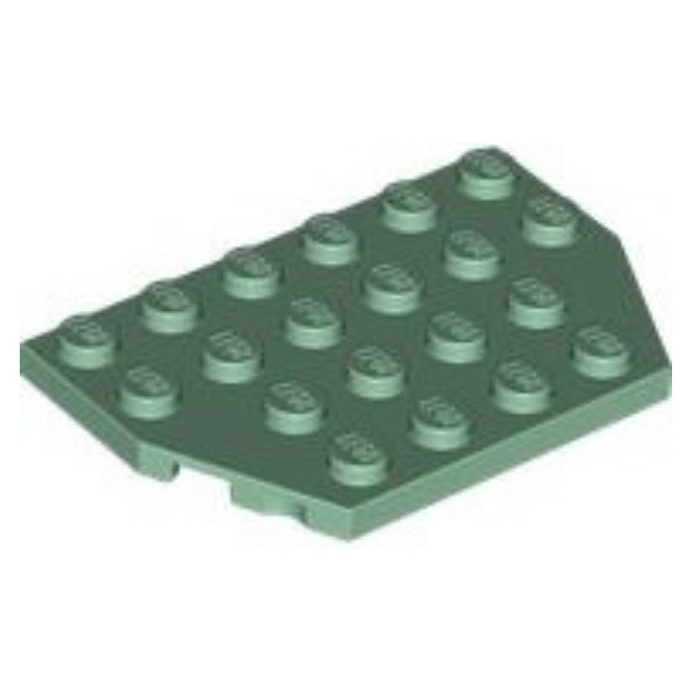 [505] ชิ้นส่วนเลโก้ Lego Part Wedge, Plate 4 x 6 Cut Corners (32059) ราคา/ชิ้น