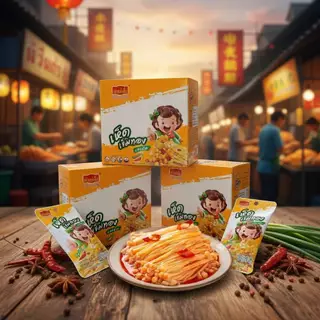 เถ้าแก่เนี้ย เห็ดเข็มทอง รสเผ็ด หอม อร่อย เผ็ดน้อย