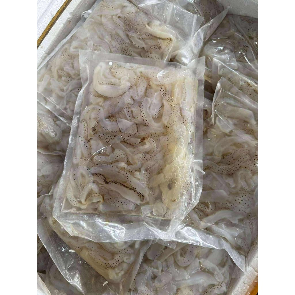 แมงกะพรุนเวียดนาม🇻🇳 มาใหม่ ทำจืดแล้ว แพ็คละ300กรัม