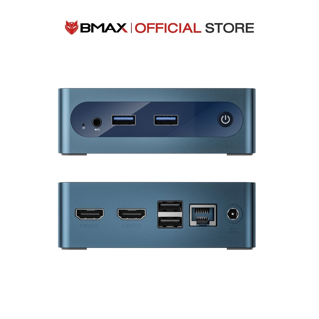 🇹🇭 (2026) BMAX B1 Plus Mini Pc│RAM 6GB / SSD 128GB eMMC│Intel Celeron J3355│Windows 11แท้ พร้อมใช้งาน ประกัน 1ปี thumbnail 7