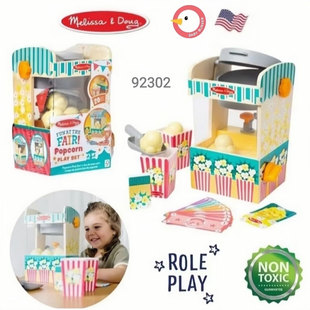 Melissa&Doug Pop & Serve Popcorn Play-92302-P