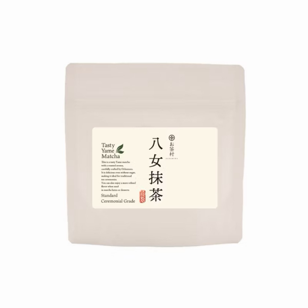 พร้อมส่งส่งตรงจากไร่* Ochamura Tasty Yame Matcha 40g (bag) โทนถั่ว หอมมาก ceremonial grade