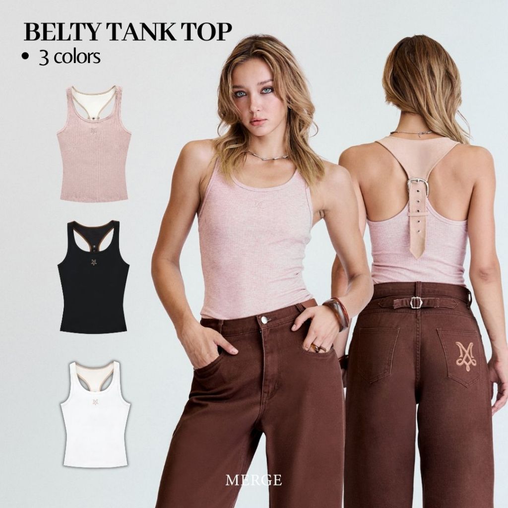 Merge Official - Belty Tank Top (พร้อมส่ง)