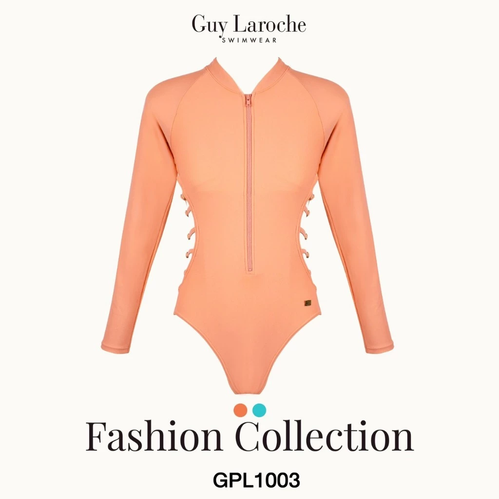 [Special price] Guy Laroche ชุดว่ายน้ำ กีลาโรช ชุดว่ายน้ำแขนยาว Swimsuit ชุดว่ายน้ำหญิง GPL1003