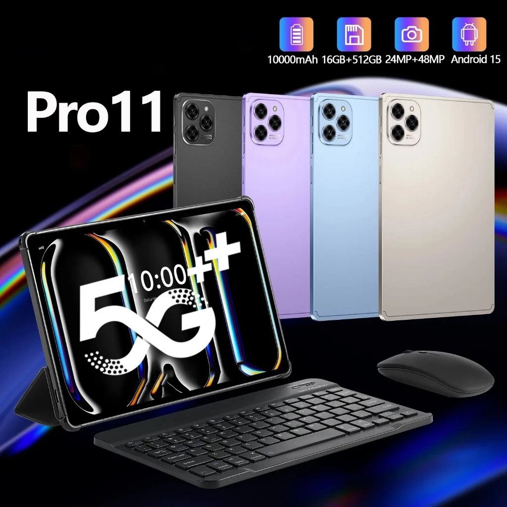 Galxy【ซื้อ1แถม11】🎁2026ใหม่ Pro11 แท็บเล็ต 11.6นิ้ว16GB ROM1TB แท็บแล็ตของแท้ Tablet Wifi 4G/5G 10000mAhแท็บเล็ตราคาถู
