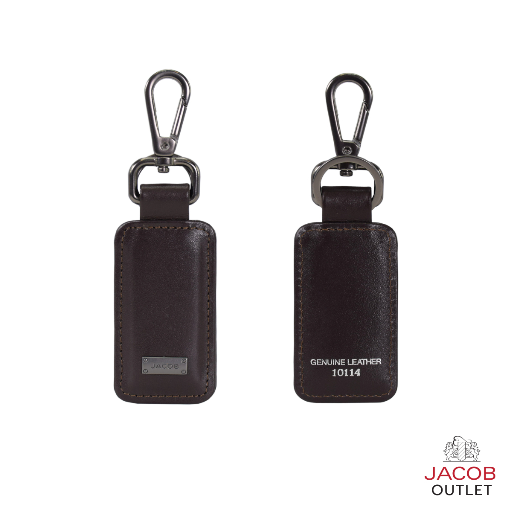JACOB พวงกุญแจหนังแท้ คลาสสิก รุ่น 10114
