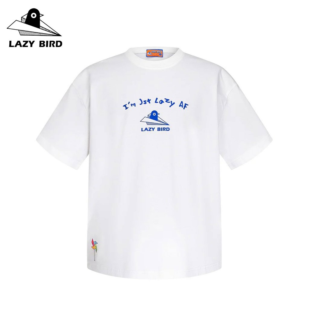 LAZY BIRD Lazy AF เสื้อยืด