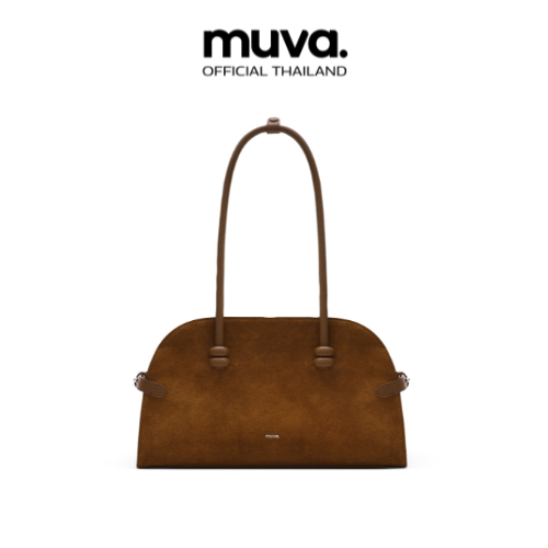 MUVA กระเป๋าสะพาย กระเป๋า หนังแท้/หนังกลับ/ผ้าแคนวาส รุ่น LYRA BAG-MU189