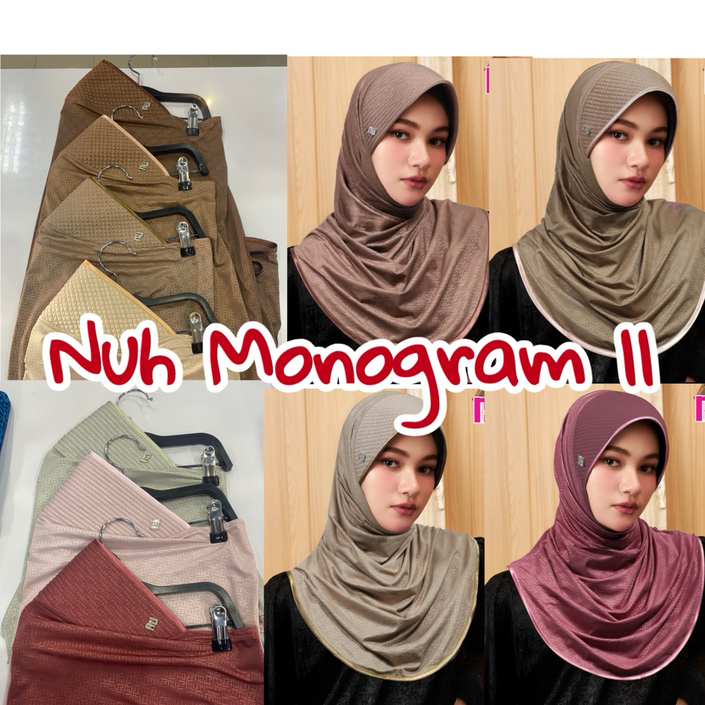 Nunuh รุ่น Nuh Monogram ll สีใหม่🤎