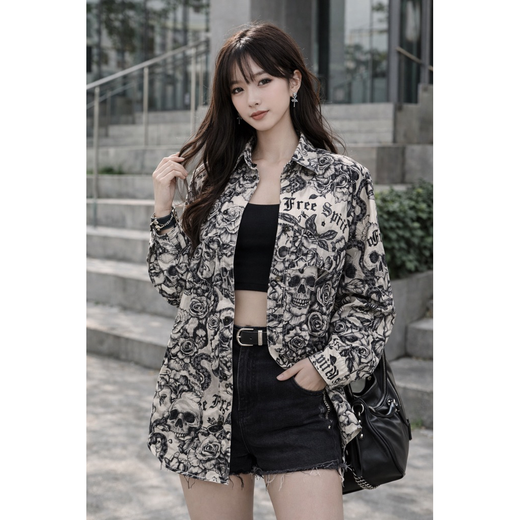 cps chaps เสื้อเชิ้ตผู้หญิง