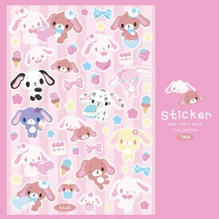 Sugarbunnies size A6 Sticker