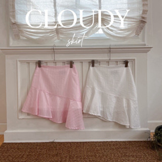 [พรีเฉพาะสีขาว ส่ง22 เมษา] SHOP.POPO-Cloudy skirt กระโปรงผ้า…