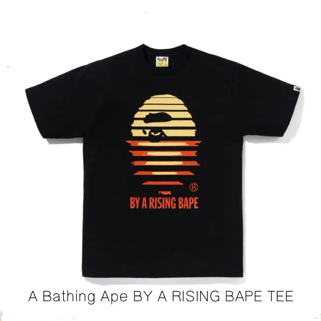 เสื้อยืด A Bathing Ape Bape ลาย BY A RISING BAPE TEE ของแท้ 100% จากญี่ปุ่น