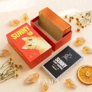 ไพ่ยิปซี ไพ่ทาโรต์ ไพ่ทาโร่ Sunny Orange Cat Tarot PRO ลายแมวส้มน่ารัก ขอบแดง ฮีลใจ มือใหม่ ของแท้ พร้อมส่ง