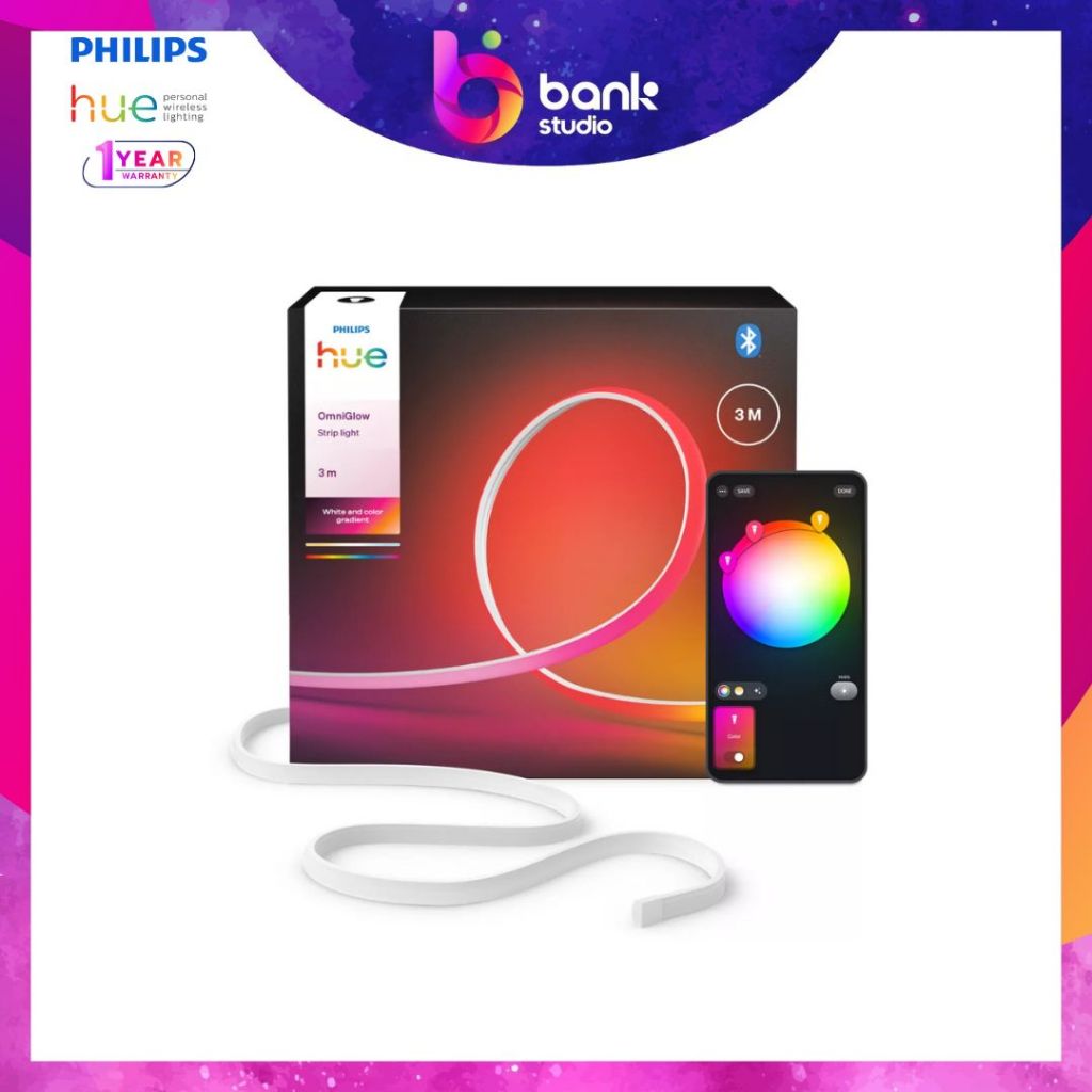 (ประกัน 1ปี) ไฟเส้น LED  Philips Hue Omni Glow Strip Light 3m