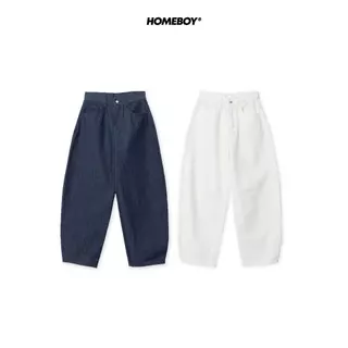 HOMEBOY กางเกงยีนส์ขายาว HB.OG.BARRELS.JEAN ยีนส์ผ้าฝ้าย ใส่ไปทำงานได้