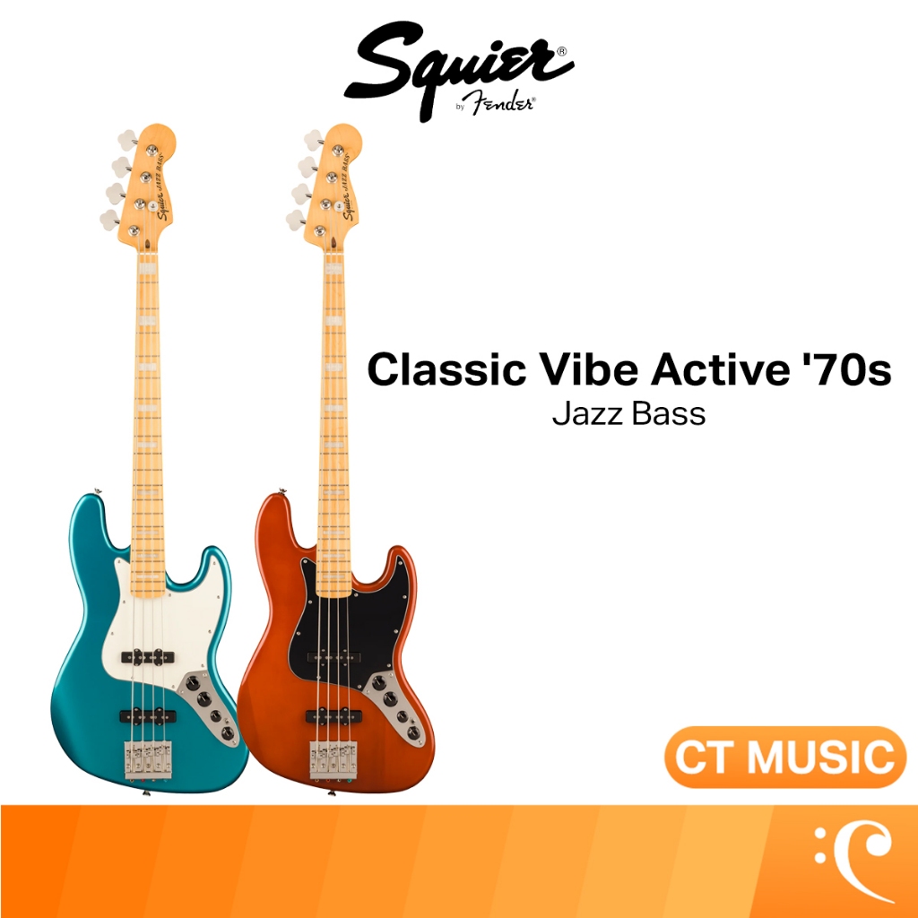 Squier Classic Vibe Active ’70s Jazz Bass เบสไฟฟ้า เบส