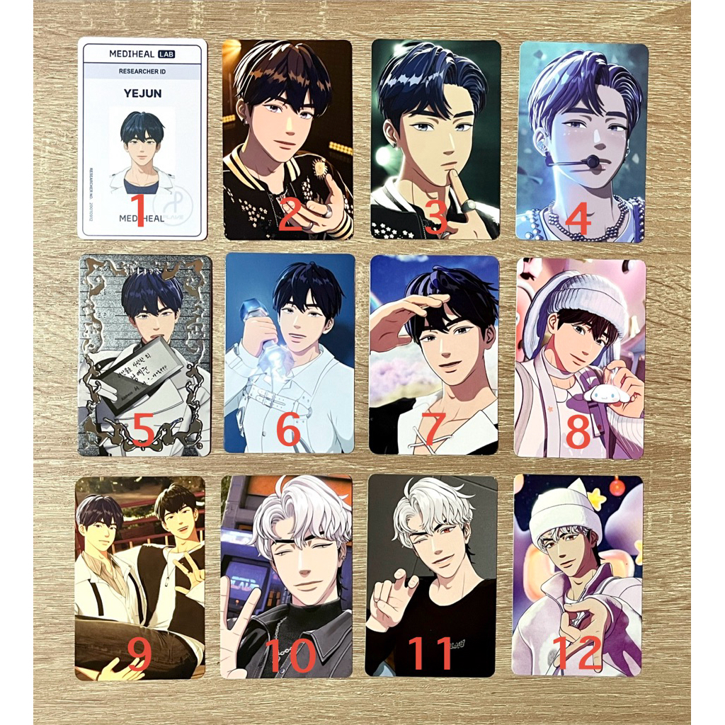 การ์ด PLAVE Noah Hamin Yejun Bamby Eunho PLAVE Card