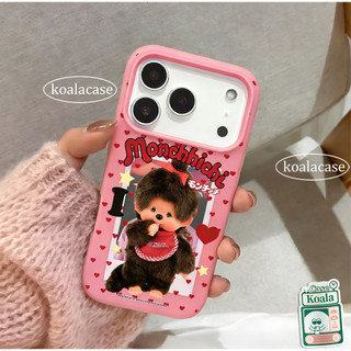 เคสไอโฟน11 เคส2in1สีสดใส ลายมอนจิจิหัวใจน่ารักฮิต สำหรับ IPhone 17 15 16 13 14 16E 12 11 Pro Max XR 15 8 7 14 16 Plus SE