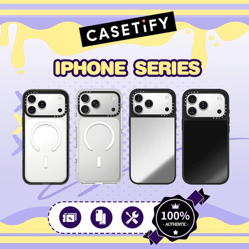 [พร้อมส่ง]CASETIFY | เคสป้องกันแม่เหล็ก เคสโทรศัพท์ iPhone 17/17Pro/17ProMax/17Air(ของแท้ 100%)