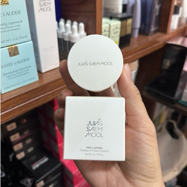 Jung Saem Mool Pro-Lasting Flawless Fit Mesh Cushion 5g ( รุ่นตลับขาวขนาดมินิ )