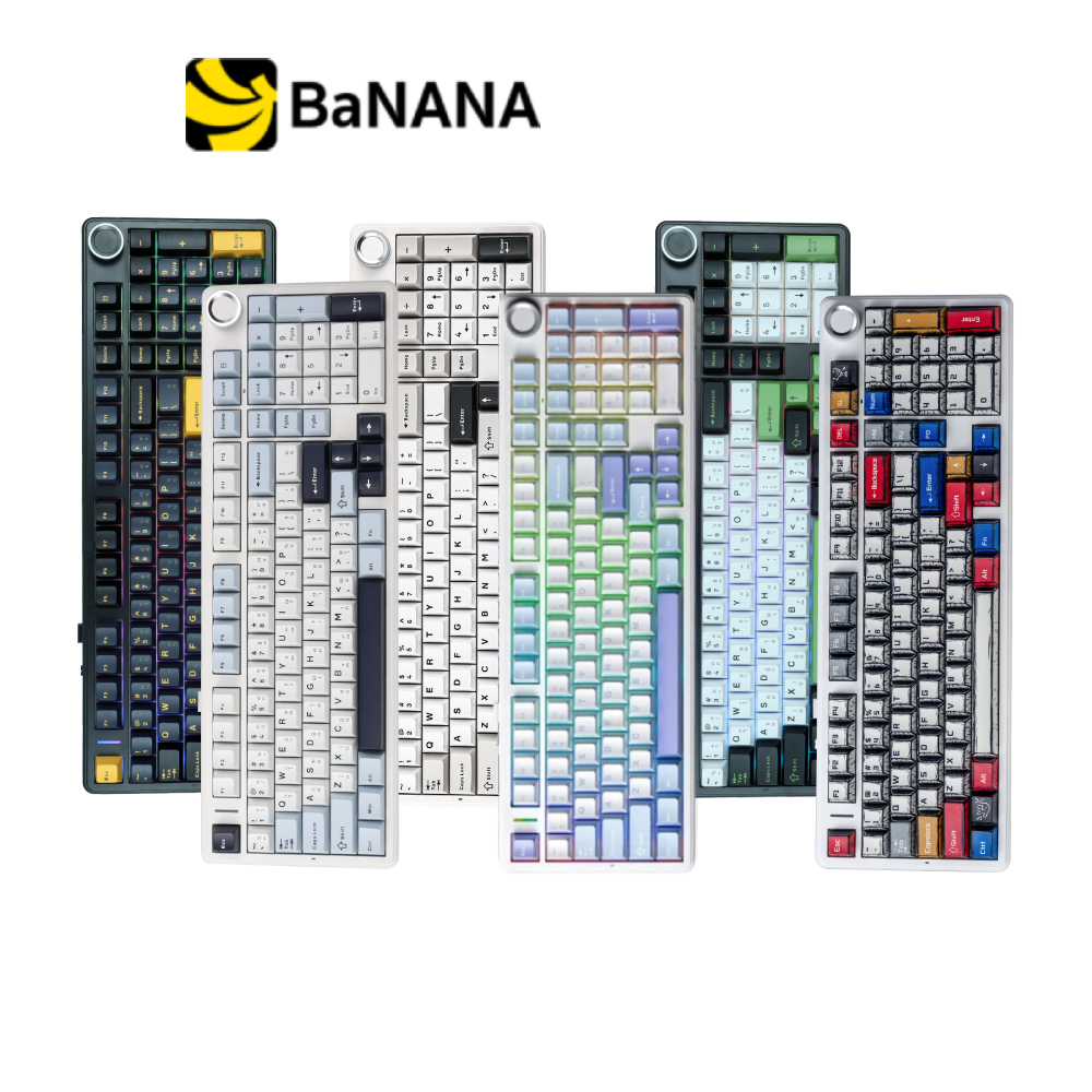 คีย์บอร์ดเกมมิ่ง AULA F99PRO SKYBLUE SWITCH by Banana IT