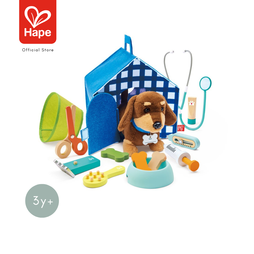 Hape - Puppy Care Clinic Vet Set ชุดรักษาสัตว์เลี้ยง 3Y+