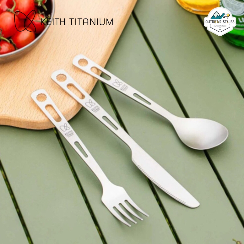 keith Titanium Cutlery Set To 3-Piece