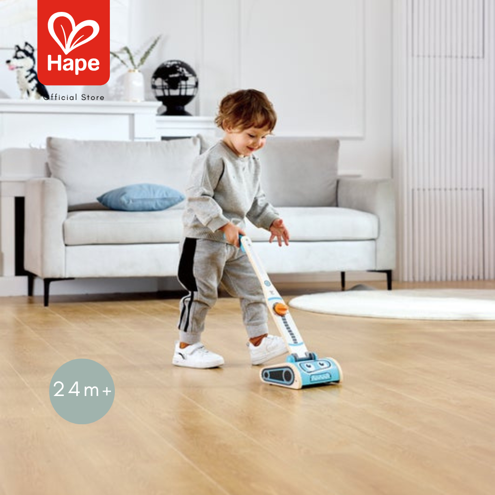 Hape - Vacuum Playset        เครื่องดูดฝุ่นไม้        24M+ รูปที่ 2