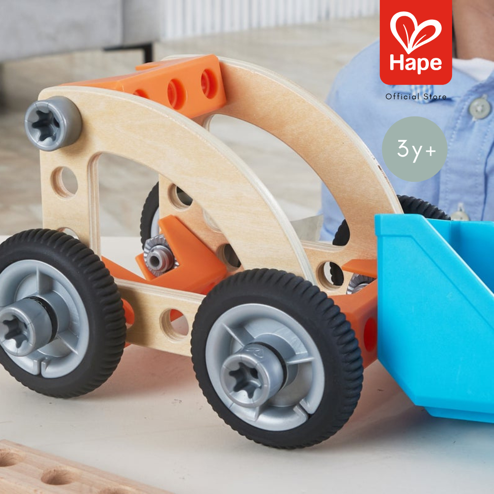Hape - Build 'n' Drive Car Set        อุปกรณ์นักสร้าง/ซ่อมรถ พร้อมกล่อง        3Y+ รูปที่ 3
