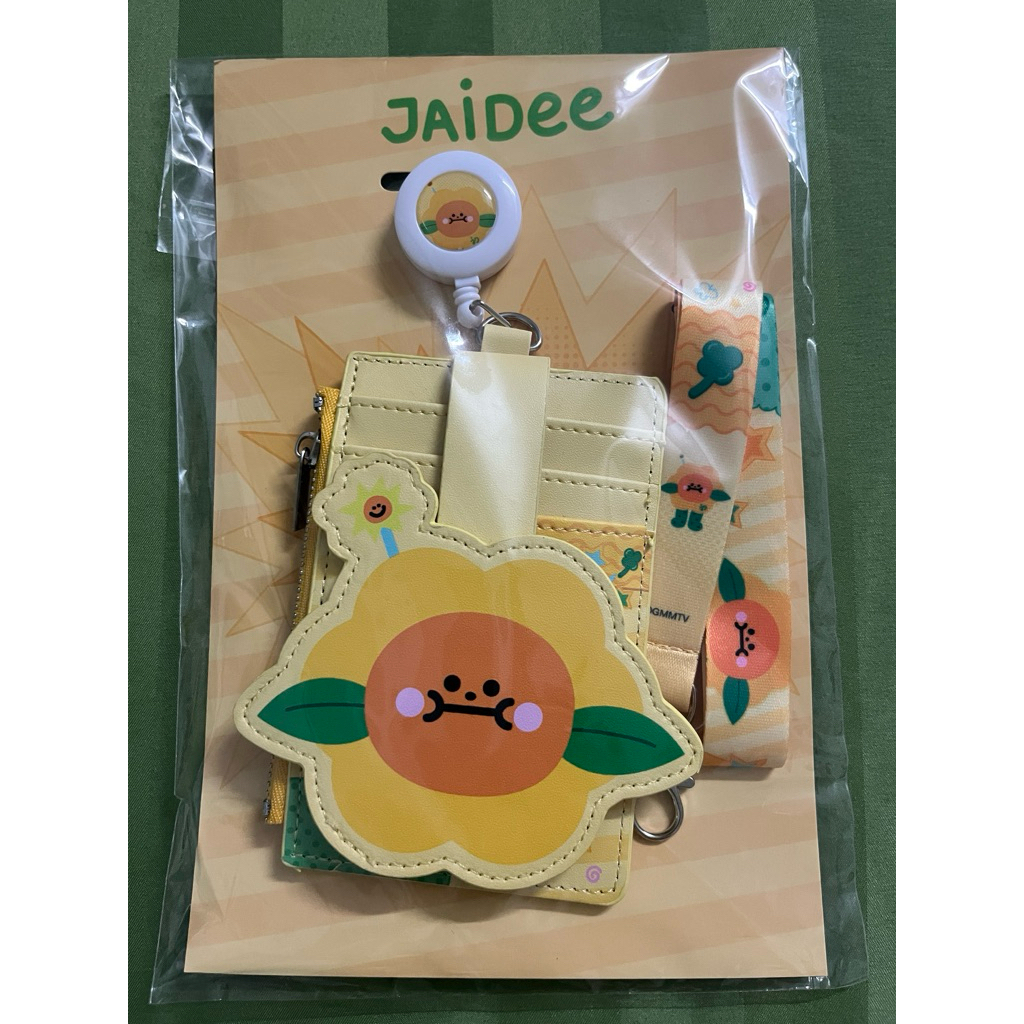 (พร้อมส่ง) LEATHER MULTI CARD HOLDER WITH STRAP GMMTV JAIDEE