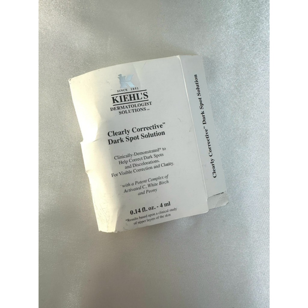 ป้ายคิงแท้ 100% Kiehl's Clearly Corrective Dark Spot Solution 4 ML
