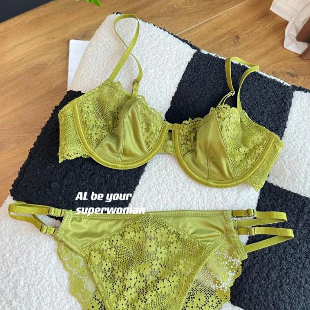 Sexy🥑ชุดชั้นในผู้หญิง เซ็กซี่ ผ้าลูกไม้ ดันทรง ชุดชั้นในคุณภาพสูง ใส่สบาย พร้อมส่งในไทย