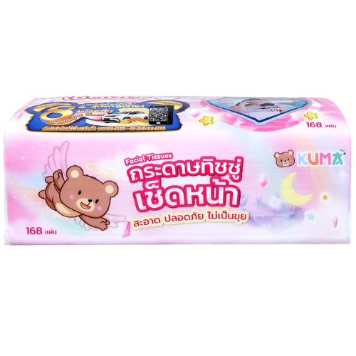 Kuma กระดาษทิชชู่ หนา 2 ชั้น นุ่มนวลทนทาน ทิชชู่เปียก รูปที่ 7