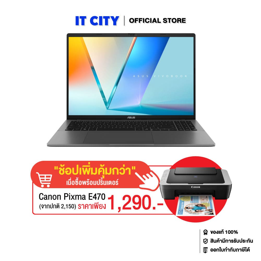 ASUS Vivobook S14 D3407HA-LY542WA/R5-220/16GB/512GB SSD/AMD Radeon Graphics/14"/W11/Office2024+365/ 