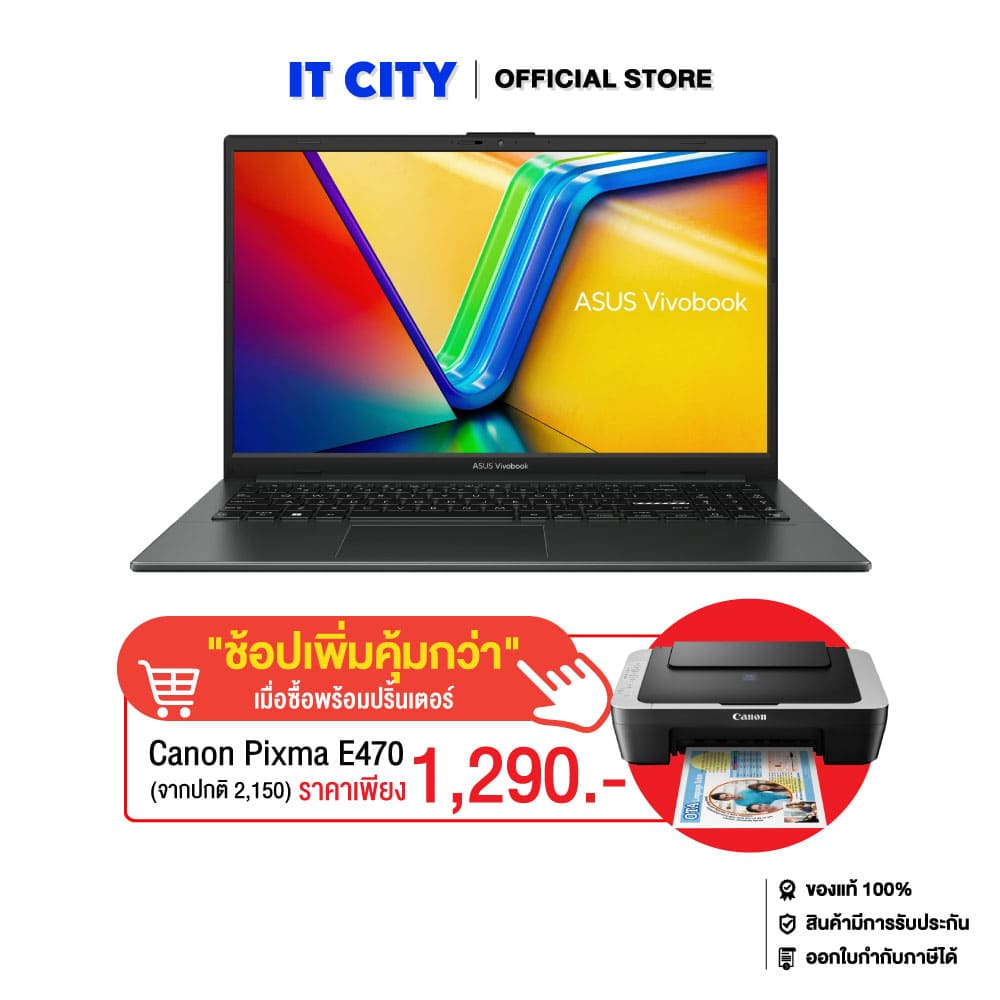 ASUS Vivobook Go 15 M1504FA-BQ317WA/R3-30/8GB/512GB SSD/AMD Radeon Graphics/15.6"/W11/Office2024+365