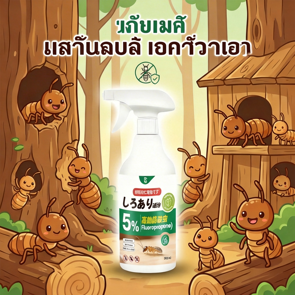 🛡️ไอเท็มจำเป็นสำหรับป้องกันปลวก🛡️SLB ยากำจัดมด กําจัดปลวก ปลวก ยาฆ่าปลวก 500ml ขนาดใหญ่ ยาฆ่ามด กําจัดมด