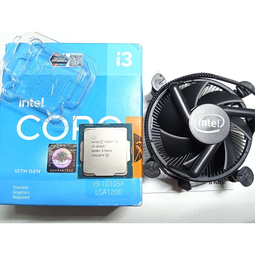 intel core i3-10105f มีประกัน JIB 2571 LGA1200