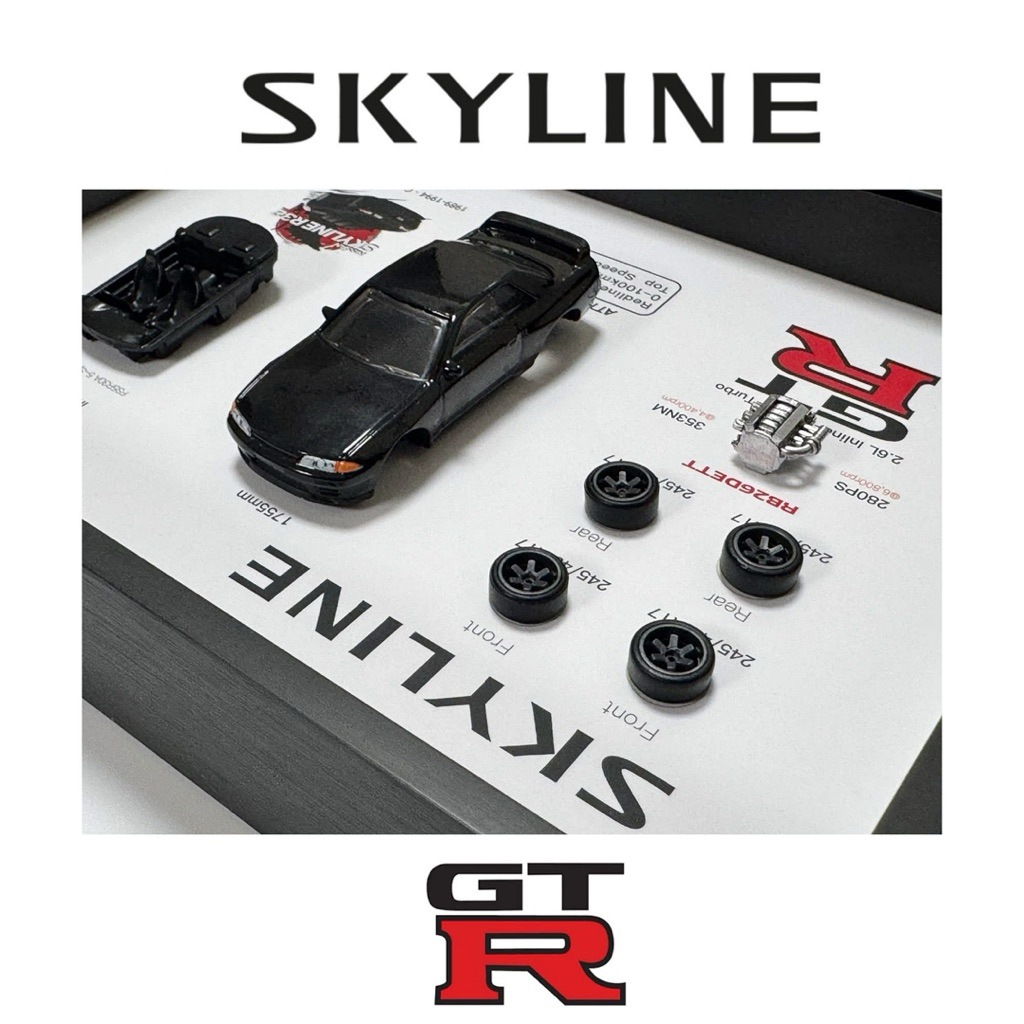 【Pre-Order】 Diecast Model Nissan Skyline GT-R R32 – Skyline Frame Display 🖼️