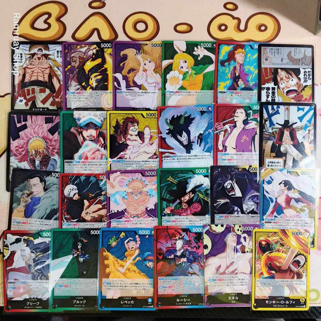 One Piece Card Game OP-08 OP-10 OP-14 OP-15 แยกใบ การ์ด Leader L Don ด้ง ของแท้ ส่งไว